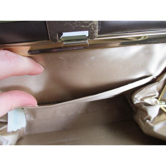 Vintage 1970s Brown Suede Leather Life Stride Purse - Picture 6 of 10